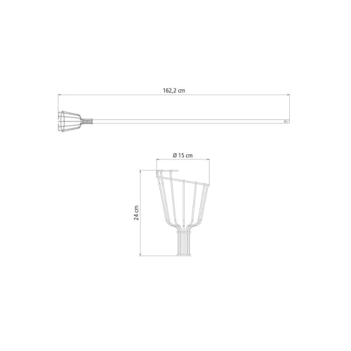 Tramontina Colhedor De Frutas, Cabo De Madeira 145 Cm
