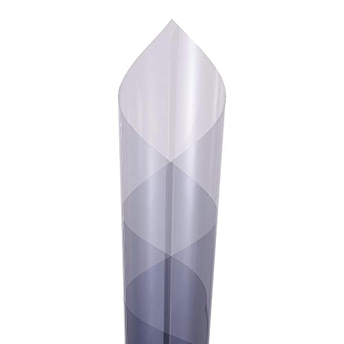 ZQINGQING Lamina Solar Coche Homologada 75 cm x 1.5m 75% Car Gris Carril DE CARRILLACIÓN del Tinto del Tinto Foils de protección Solar a Prueba de explosiones Tints Tintado De Lunas Homologado Itv