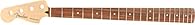 Maple neck with walnut "skunk" stripe Maple or pau ferro fingerboard with 9.5" radius 20 medium jumbo frets Pre-slotted synthetic bone nut