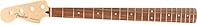 Maple neck with walnut "skunk" stripe Maple or pau ferro fingerboard with 9.5" radius 20 medium jumbo frets Pre-slotted synthetic bone nut