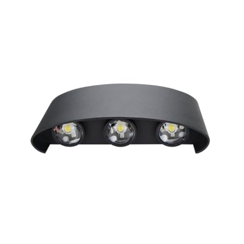 Aplique LED de pared exterior impermeable con luz arriba y abajo blanco frío para jardín