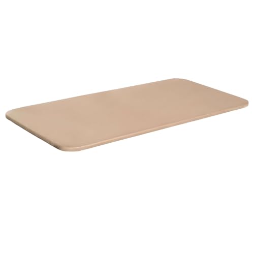 Miroytengo Base tapizada 80x190 cm Estructura Acero con Tubo 40x30 con Refuerzos centrales con Tablero de DM Color Beige (Sin Patas)