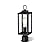 WISBEAM Outdoor Post Light, Pole Lantern, E26 Base 60W Max, Metal Housing Plus Glass, ETL Qualified, Bulbs not Included