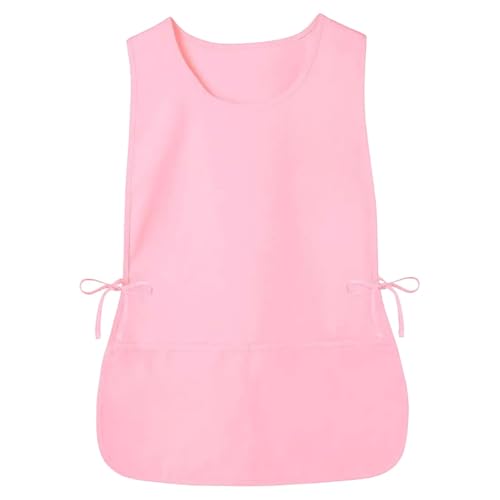 Tablier de cordonnier à bavette rose pour vos ateliers peinture et coiffure