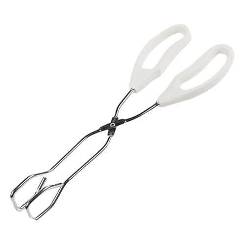 Pinzas para tijeras de cocina, pinzas para alimentos, pinzas de barbacoa de acero inoxidable, para cocinar, camping, fiestas al aire libre, cocina, picnic, restaurante, catering, barbacoa y servir