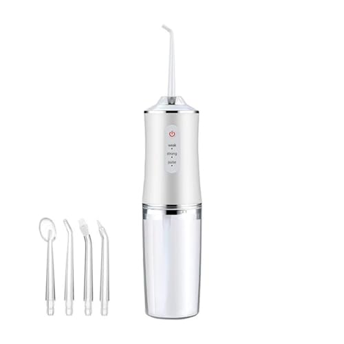 Machine à laver les dents et irrigateur buccal blanc pour hygiène buccale