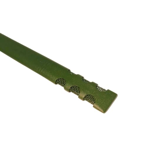 Bomba De Tereré Larga V6 De Inox Com Filtro De Tela 19cm Old Barn Cor:Verde Militar