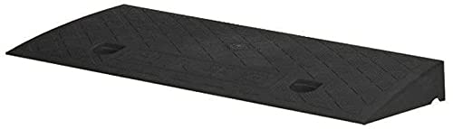 Rampas de umbral antideslizantes ligeras para escalones de plástico negro