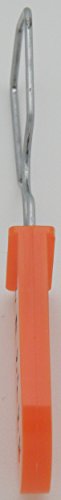 Image of Plastic Padlock Security Seal with Large Shackle Metal Wire (Orange, 10 Pack)