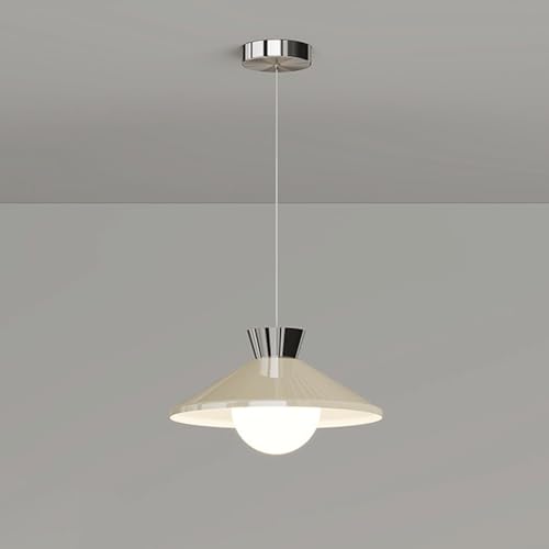 Lámpara de isla de cocina moderna en color beige con tres tonos de luz regulables