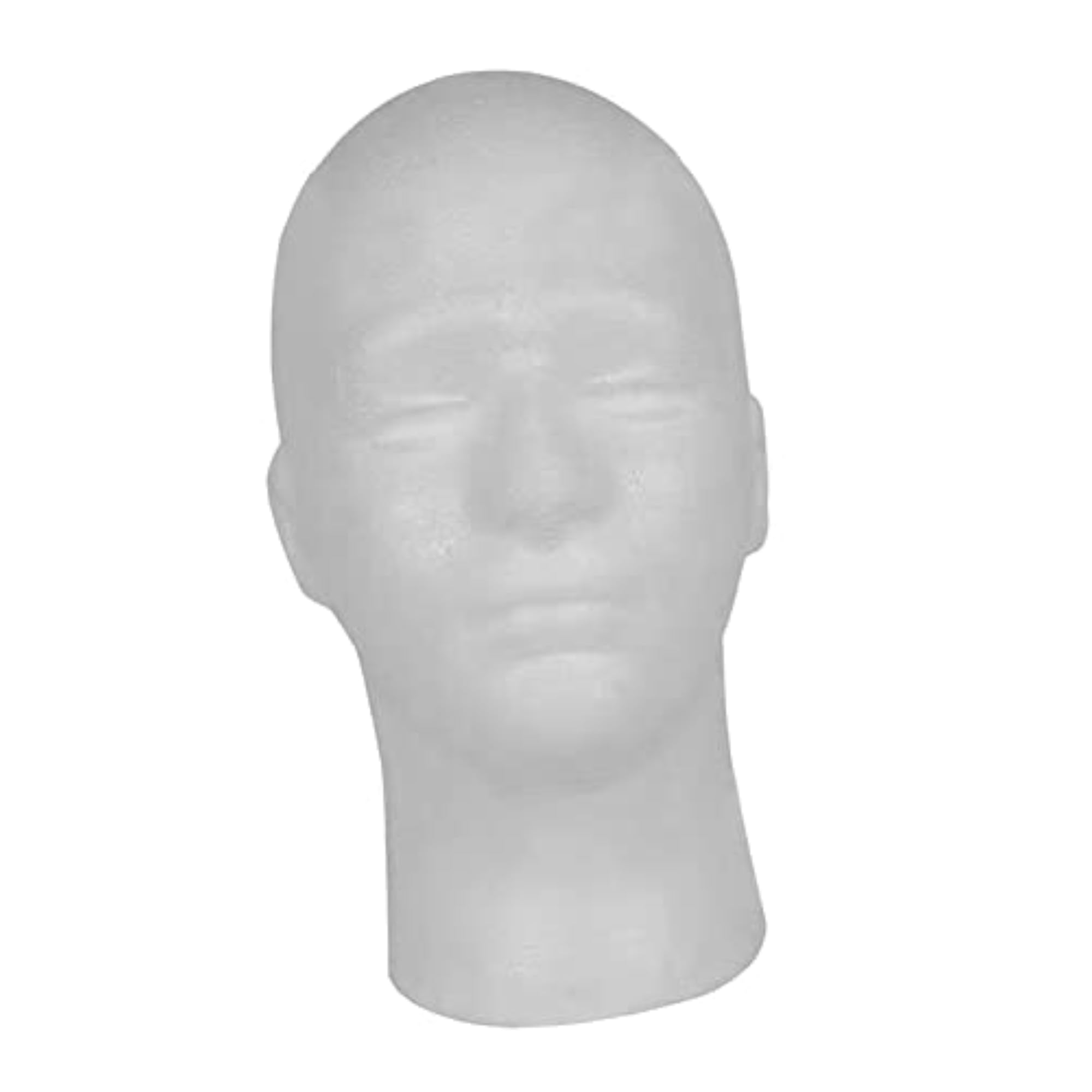 Male Foam Wig Head for Display and Styling