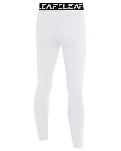 Blueleaf Boys Compression Leggings Youth Athletic Tights Basketball Pants Quick Dry Sports Base Layer for Football Baseball3