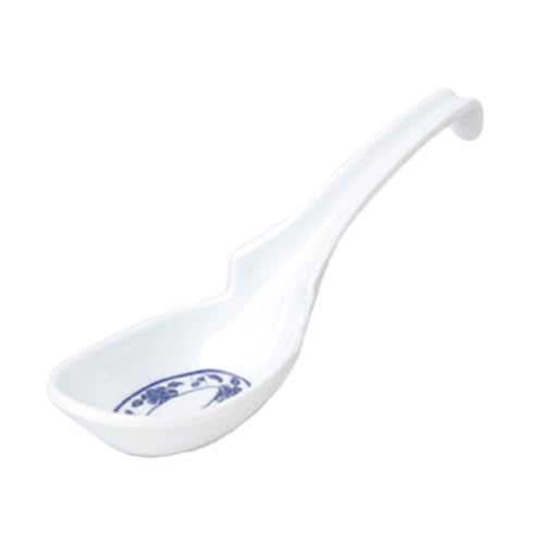 7100TB Soup Spoon, 1 oz., 6-1/4" x 1-3/4", Break-Resistant, Dishwasher Safe, Melamine, Lotus, Pack of 12