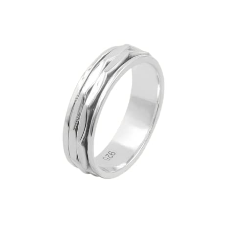 925 Sterling Silver Spinner Ring, Gift For Her, Womens Ring, Worry Ring, Summer Gift