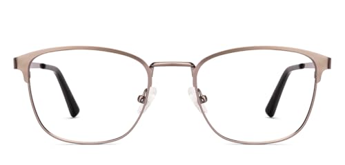 Image of LENSKART BLU | Zero Power BLU Screen Glasses | Blue‑Cut, Anti‑Glare, Lightweight & Blocks Harmful Rays | UV Protection Specs | Copper Cat Eye Full Rim Shape | Women | Medium | LB E18343