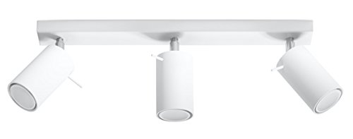 SOLLUX lighting Ring 3 Lampada da soffitto | Design moderno e minimalista, regolabile braccio e...