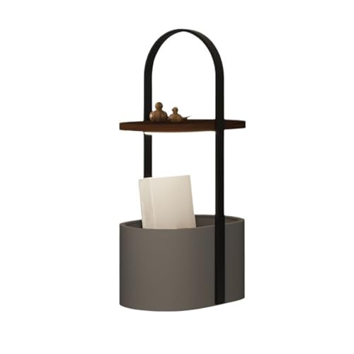 Lámpara de pie con estantes para leer en el salón y decorar el dormitorio con luz regulable