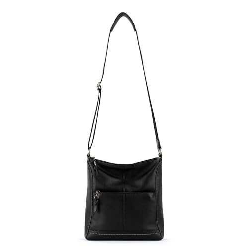 Image of The Sak Lucia Leather Crossbody Purse - Premium Leather Women's Handbag for Everyday & Travel - Cross Body Bag With Zipper