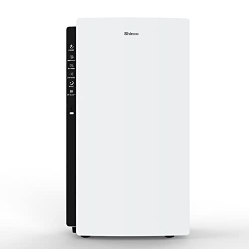 Shinco Purificateur d'air avec Filtre HEPA, Générateur de Plasma, Moniteur de Qualité de l'air, Filtre à Air Silencieux pour Allergie, Poussière, Poils d'animaux, Pollen, Chambre jusqu'à 40㎡ Cover