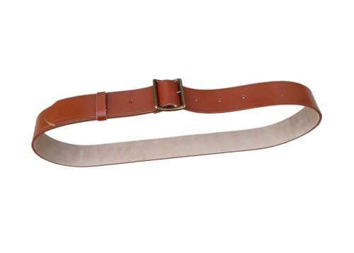Reproductions VINTAGE WW2 Japanese Soldier Leather BELT length 50INCH Waist hole size: 38-45