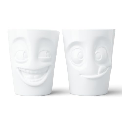 FIFTYEIGHT PRODUCTS / Tassen / Becher-Set Nr. 3, ohne Henkel „Witzig...