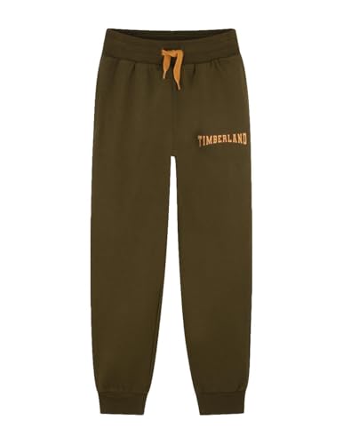 Pantalón de chándal Timberland niño de muletón verde que evita el frío