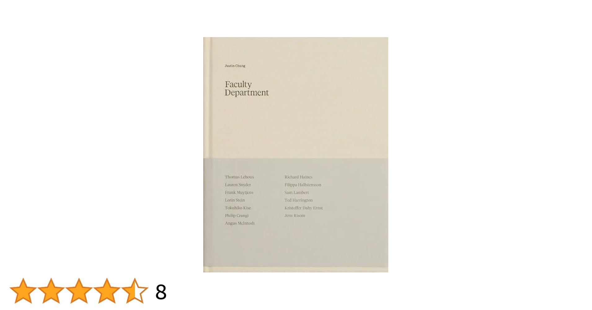 新品未開封 絶版 Faculty Department Justin Chung Faculty Department : Chung, Justin, Hotchkiss, Sean, Burrows