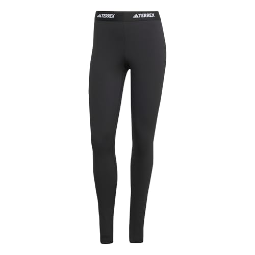 Mallas adidas de mujer Multi Synthetic mallas deportivas base layer transpirables negras