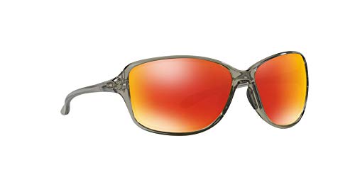 Oakley Women's Oo9301 Cohort Rectangular Sunglasses, Grey Ink/Prizm Ruby Polarized, 62 Mm #TOP4