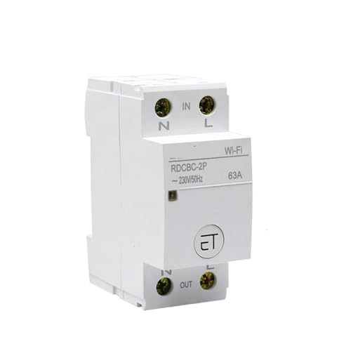 Disjoncteur télécommande rail DIN 2P pour contrôle électrique à distance de maison