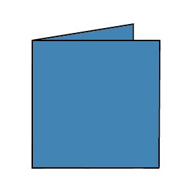 Karte Paperado Karton, 25 Quadratische Briefumschläge aus Stahl – (5 Stück)