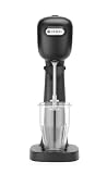 HENDI Mikser do koktajli mlecznych, w tym 2 kubki, 4 mieszadła, do koktajli mlecznych, Freddo Cappuccino, frappés, mikser do napojów, 0,5L, 230V/400W, 170x196x(H)490mm, ABS, stal nierdzewna, czarny