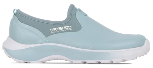 Dryshod Women's Evalusion All-Around Shoe |Waterproof| Slip-On|Blue/White | Size 10