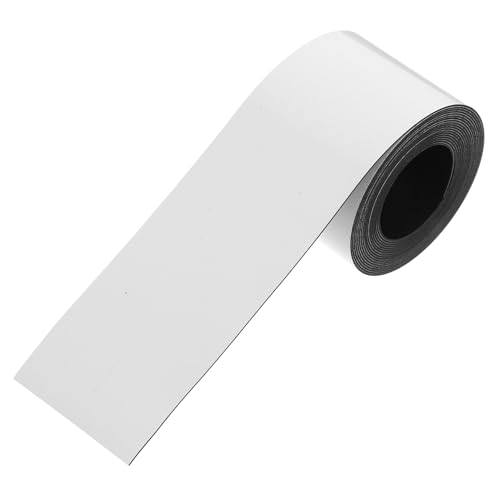 Étiquettes magnétiques effaçables à sec UKCOCO 50mm blanches en caoutchouc pour tableau