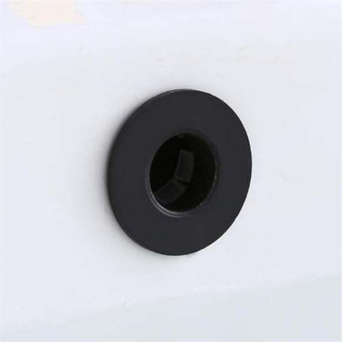 Schwarz Waschbecken-Überlaufkappen-Abdeckung Für Badezimmer-Küchenbecken Sechs-Fuß-Ring-Becken Aufgeräumter Einsatz Wasserversorgung