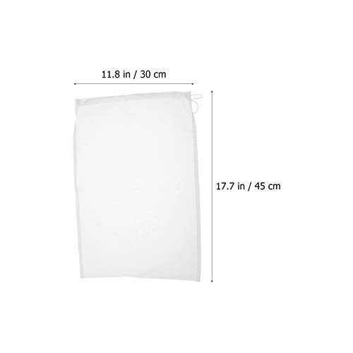 Hemoton 4 peças de saco de leite de nozes de malha fina de nylon com coador para amêndoa, coco, iogu