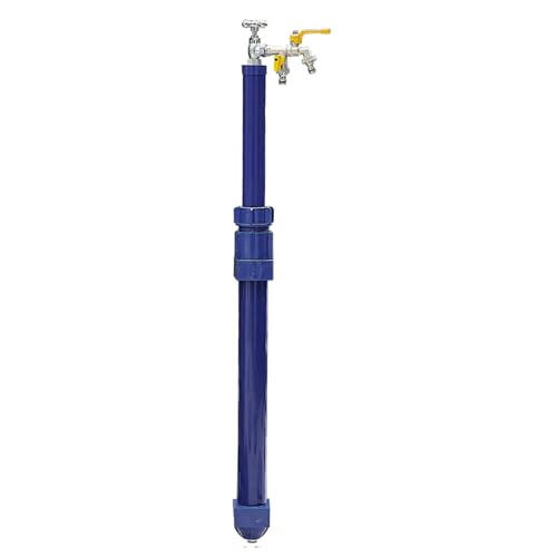 Colonne d'eau de jardin ZR98US avec double robinet extérieur et vanne de vidange antigel