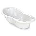 BABYLON bañeras para bebes Shuttle - Bañera para bebé con termómetro y tapón (0-36 meses), color blanc