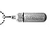 Anointing Oil Holder on Stainless Steel Swivel Keychain 