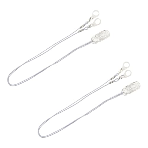BCOATH Lanyard 2 Sets Anti-Lost Ropes for Deaf-aid Fixation Cord Silicone Protect