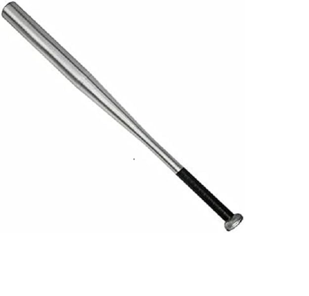 Baseballschläger aus Holz oder Aluminium in 9 Längen Silber Alloy Bat Softball (Alu 76cm)