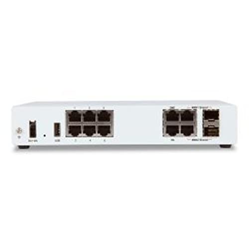 Image of Fortinet FortiGate 81F Network Security /Firewall Appliance - 10 Port - 1000Base-T, 1000Base-X - Gigabit Ethernet - AES (256-bit), SHA-256 - 200 VPN - 10 x RJ-45 - 2 Total Expansion Slots - Desktop, Wa