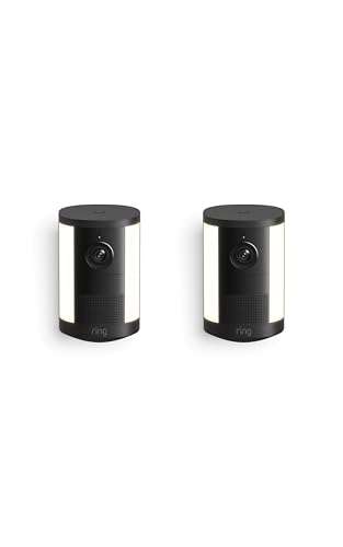 Ring Spotlight Kamera (Spotlight Cam), Akku (neueste Generation), Weitwinkel-Video in Retinal 2K, optimierter 6x-Zoom… – Ansicht 1