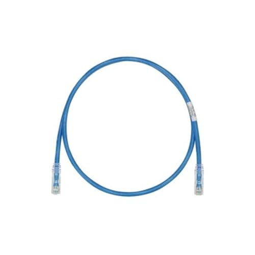 Panduit cable CAT6 UTP 30 pies azul miniatura 1