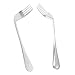 LALAFINA 10pcs Angled Fork Utensil Elderly Care Products Curved Fork for Patients Tableware