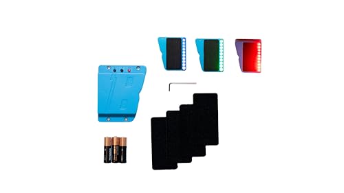 Bash Target Supply BashLIGHT Pro LED Shooting Target Hit Indicator for All Rifles and Handguns (Flashing-Super Bright Blue, Green, Red LEDs)