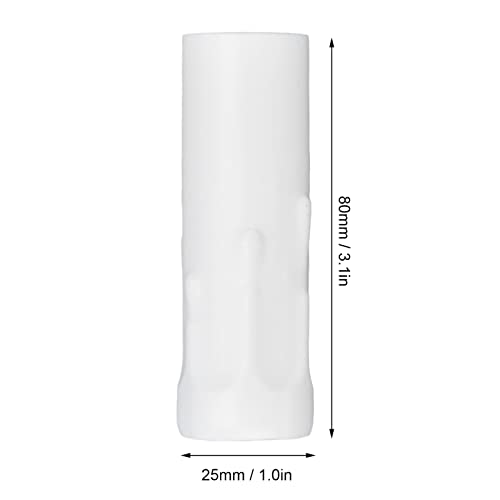 10Pcs E14 Candle Lamp Holder, Iron Base Tube 25x80mm Durable Replacement, Exquisite Craftsmanship for Crystal Chandeliers