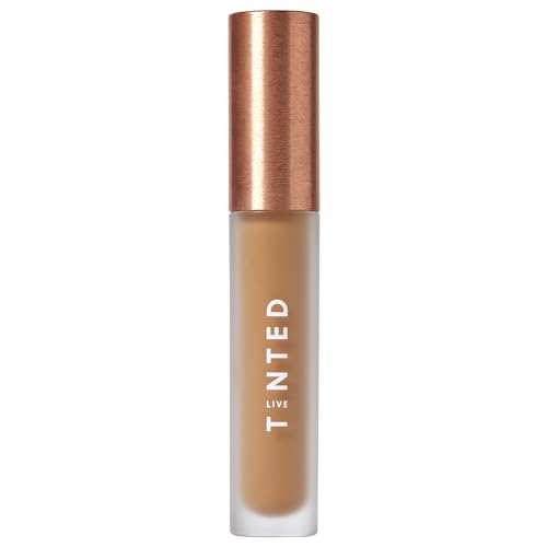 Live Tinted Hueskin Serum Concealer - Medium-to-Full Coverage Concealer with Niacinamide, & Hyaluronic Acid for Dark Circles, Fine Lines & Wrinkles, Buildable Long-Lasting Formula, 0.35 oz Shade 7