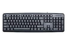 Clavier sans fil rechargeable noir pour ordinateur et tablette