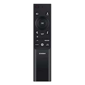 AH81-15047A Terno de controle remoto de substituição para Samsung Sound Bar Q-Series HW-Q710B HW-Q910B HW-Q750B HW-Q800B/ZA HW-Q700B/ZA HW-Q910B/ZA HW-Q990B/ZA HW-Q990B HW-Q930B HW-Q930B 800B H